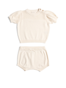Image of sale on Infant Girls 2pc Knit Shorts Set