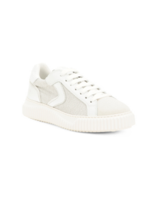 Image of sale on Lipari Suede and Metallic Mesh Sneakers