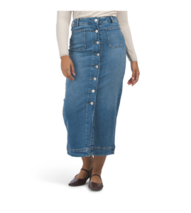 Image of sale on Midi Denim Skirt