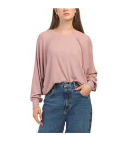 Image of sale on Ribbed Exposed Seam Pullover