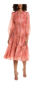 Image of sale on Smocked Midi Dress