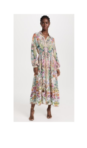 Image of sale on Tiered Long Shirt Dress