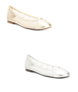 Image of sale on Leather Belle Diamond Window Flats