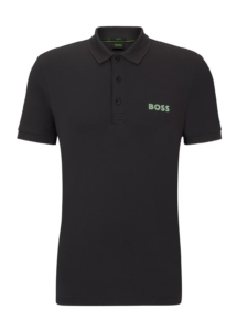 Image of sale on Slim-fit Polo Shirt with Mesh Logo Size S