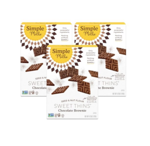 Image of sale on  sweet Thins Cookies,  Chocolate Brownie – Gluten Free 4.25 Ounce (pack of 3)