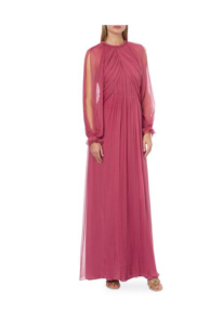 Image of sale on Long Dress in Organic Chiffon