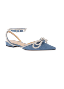 Image of sale on Double Bow Pointed Toe Flat (women)