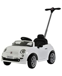 Image of sale on Best Ride on Cars Fiat 500 Push Car, White 37 X 19 X 12 Inches, Large, White