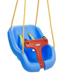 Image of sale on Little Tikes Snug ‘n Secure Blue Swing with Adjustable Straps, 2-in-1 for Baby and Toddlers Ages 9 Months – 4 Years