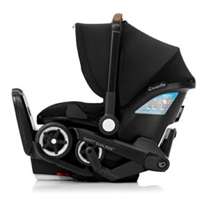 Image of sale on Evenflo Shyft Dualride Infant Car Seat and Stroller Combo with Carryall Storage (durham Green)