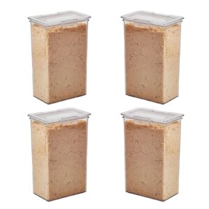 Image of sale on The Home Edit Large Canisters Food Storage Containers, Set of 4, Clear