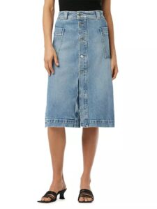 Image of sale on The Phoebe Denim Midi-skirt