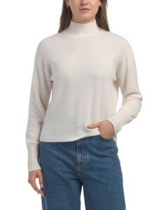 Image of sale on Cashmere Turtleneck Sweater with Long Cuffs