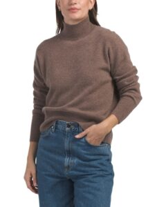 Image of sale on Cashmere Turtleneck Sweater with Long Cuffs