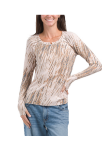 Image of sale on Made in Usa Treasure Notch Neck Top