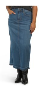 Image of sale on Denim Maxi Skirt