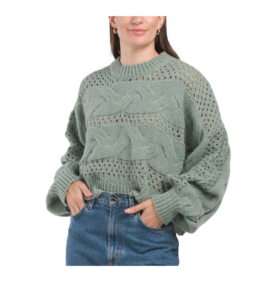 Image of sale on Kaine Cable Knit Sweater