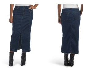 Image of sale on Front Slit Maxi Skirt