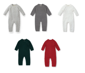 Image of sale on Baby Cable Knit Sweater Romper