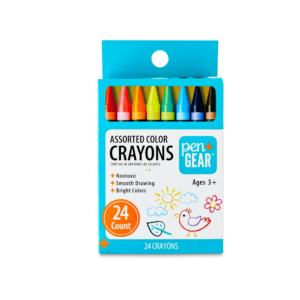 Image of sale on Crayons, Assorted Colors, 24 Count