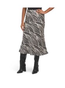 Image of sale on Abstract Print Midi Skirt