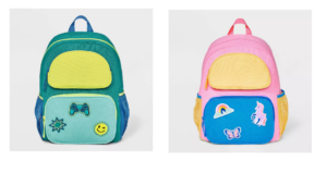 Image of sale on Kids’ 16″ Colorblock with Removable Patches Two Pocket Backpack – Cat & Jack™