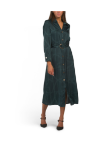 Image of sale on Striped Midi Dress