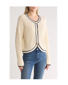 Image of sale on Button Front Sweater Jacket