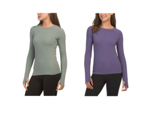 Image of sale on Zaia Seamless Active Shirt with Thumbholes