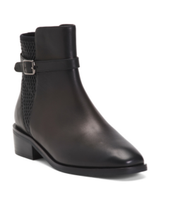 Image of sale on Leather Oracle Booties