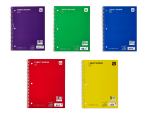 Image of sale on College Ruled 1-subject Notebook, 8″ X 10.5″, Purple, 70 Sheets