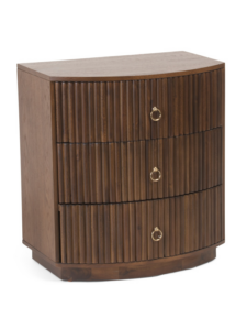 Image of sale on 3 Drawer Fluted Night Stand