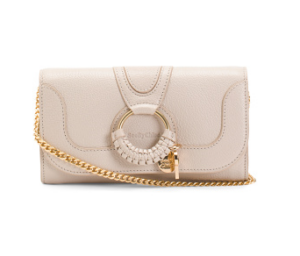 Image of sale on Rectangle Cement Leather Pouch with Front Hardware
