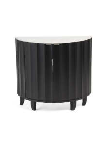 Image of sale on Lucy Half Moon 2 Door Stone Top Cabinet