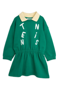 Image of sale on Kids’ Tennis Appliqué Long Sleeve Organic Cotton Graphic Sweatshirt Dress
