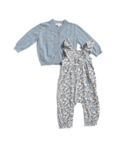 Image of sale on Infant Girls Romper Sweater Set
