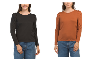 Image of sale on Long Puff Sleeve Top