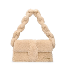 Image of sale on Le Bambidou Shearling Shoulder Bag