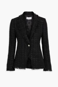 Image of sale on Adelaide Frayed Metallic Bouclé-tweed Jacket