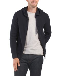 Image of sale on Cotton Waffle Knit Zip Hoodie