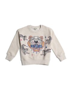 Image of sale on Girls Sweatshirt with Embroidered Tiger