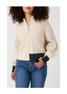 Image of sale on Joss Quarter Zip Sweater
