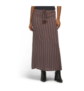 Image of sale on Maxi Skirt with Tassel Tie Detail