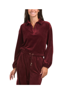 Image of sale on Waisting Shirring Corduroy Top