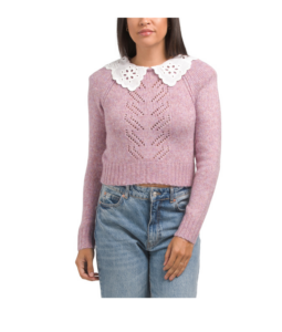 Image of sale on Scalloped Collar Sweater