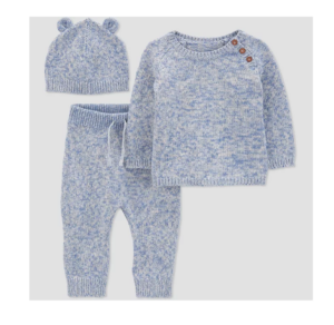 Image of sale on Baby Boys’ Bear Marled Top & Bottom Set