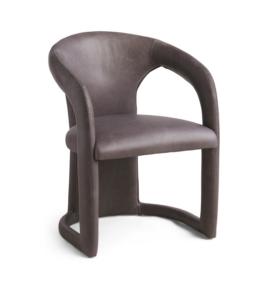 Image of sale on Archie Distressed Top Grain Leather Dining Chair
