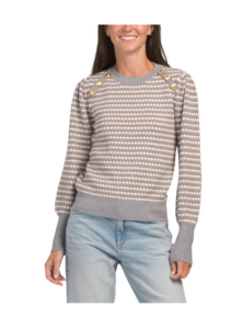 Image of sale on Striped Pull over Sweater