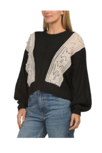 Image of sale on Color Block Sweater