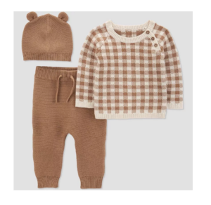 Image of sale on Baby Boys’ Checkered Top & Bottom Set